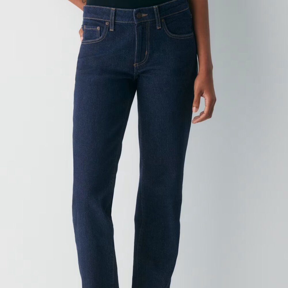 Denim Forum Tilda Lo-Rise Straight Jean